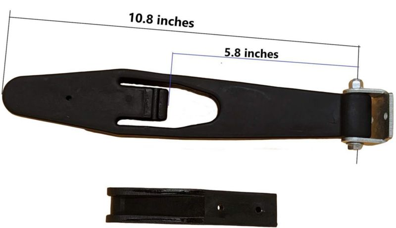 Kit de pestillo para capó DURA-Auto 15 cm resistente a la corrosión