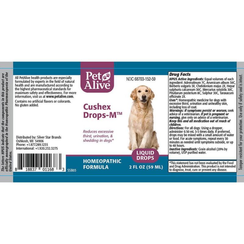 Suplemento para perros PetAlive Cushex Pack combinado 118 ml (2 unidades)