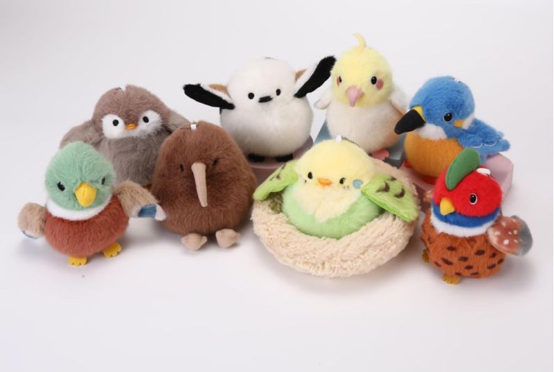 Peluche ABEARCAR 17 cm Nido de Pájaros Realista