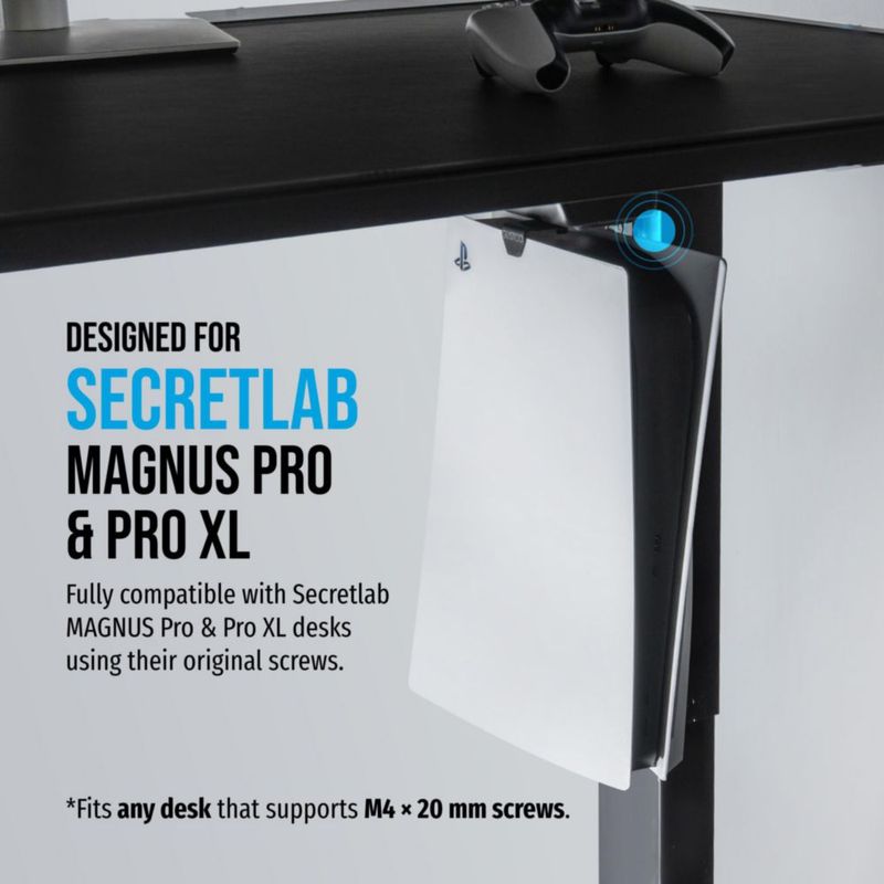 Soporte vertical Glistco para PS5 – Slim/Pro (bajo escritorio)