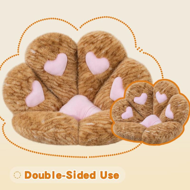 Almohada MOONBEEKI 71 cm de Peluche con Forma de Pata de Gato