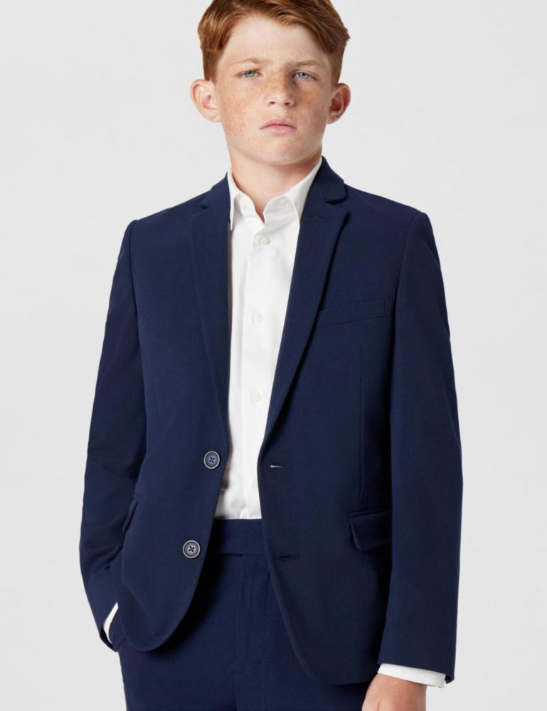 Blazer Calvin Klein 16 Azul Marino Bi-Stretch 2 Botones