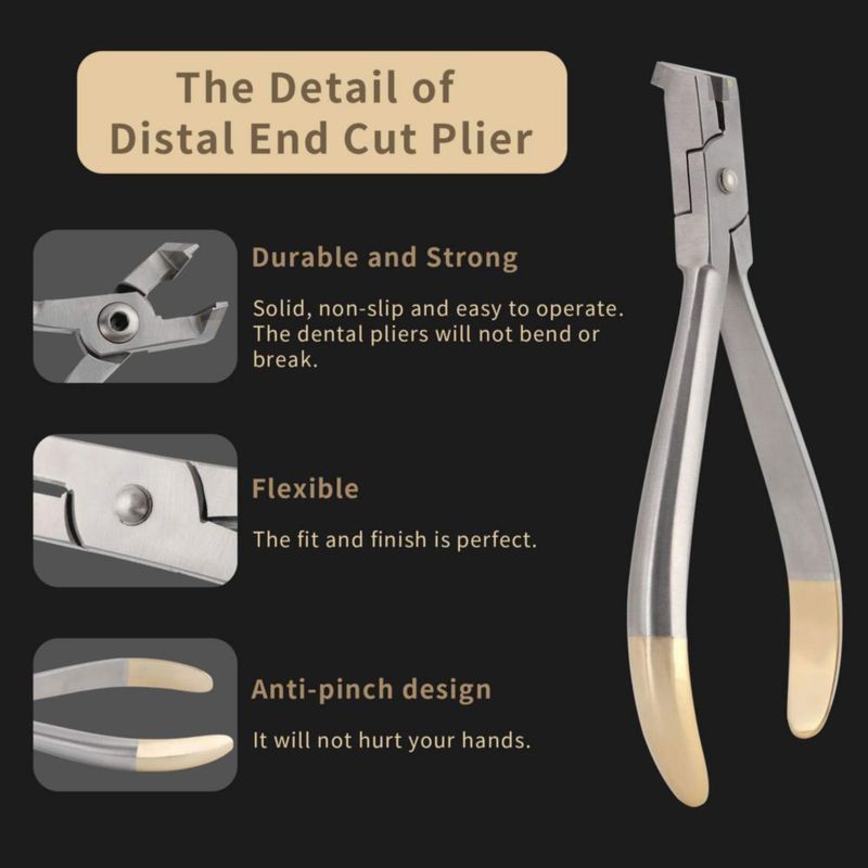 Pinza de Corte Distal Ortodóntica Annhua – Herramienta Dental Quirúrgica