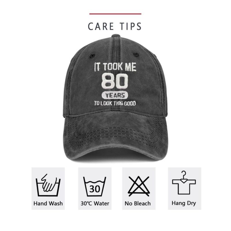 Gorra Traqueu 55-60 cm “80 años” de algodón lavado