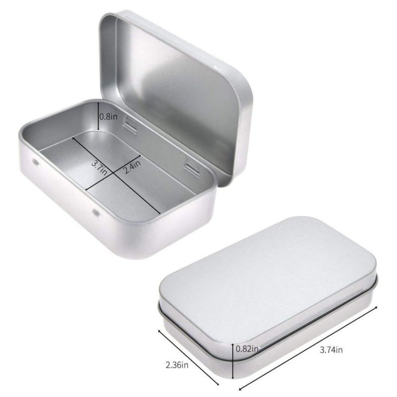 Caja de almacenamiento Aybloom 95 × 62 × 2 cm plateada (paquete de 40)
