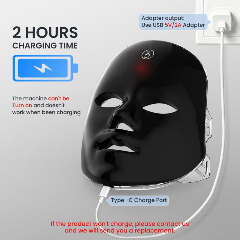 Mascarilla Facial SUERBEATY 7 Colores 15 cm x 23 cm