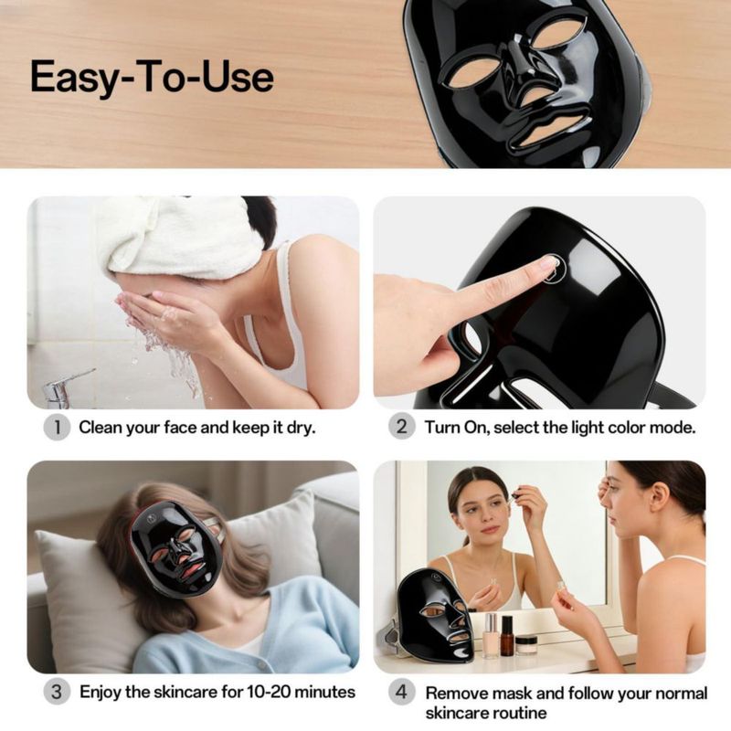 Mascarilla Facial SUERBEATY 7 Colores 15 cm x 23 cm