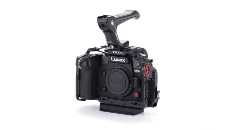 Jaula para cámara Tilta GH7/GH6 Kit básico – Negro TA‑T15‑A‑B