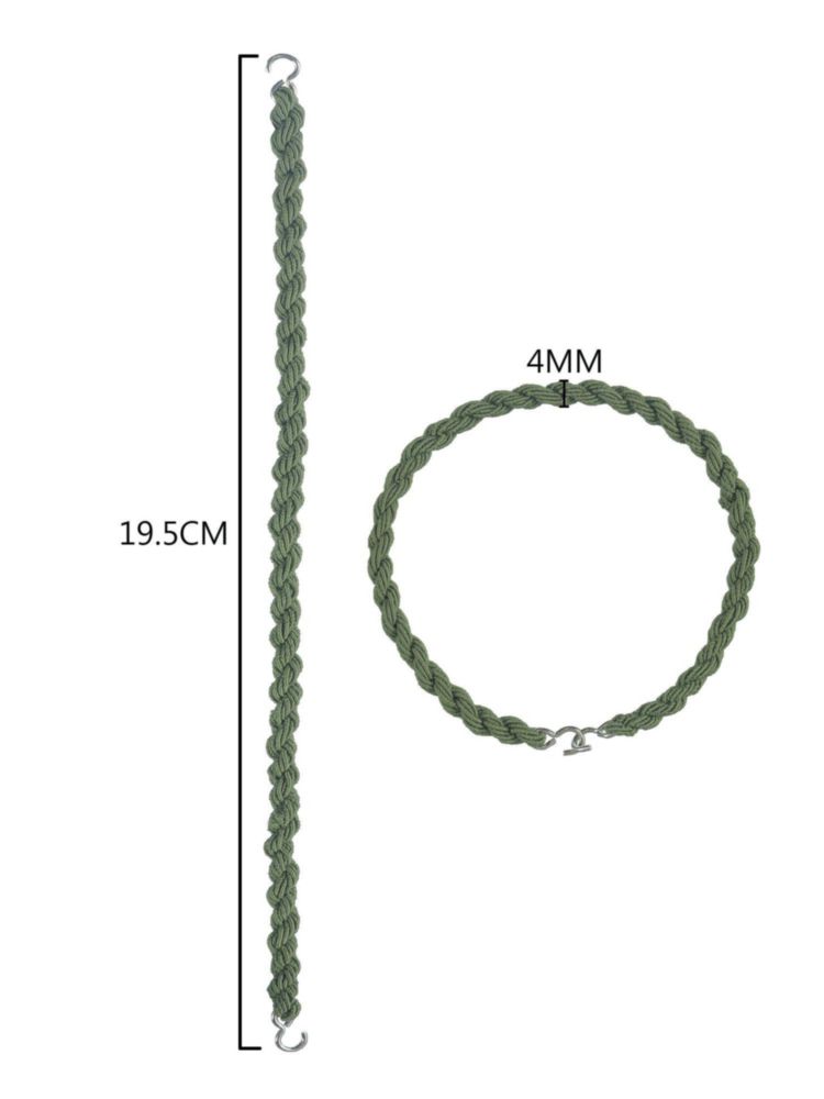Correas elásticas para botas JOVITEC 19 cm Verde - Pack de 12