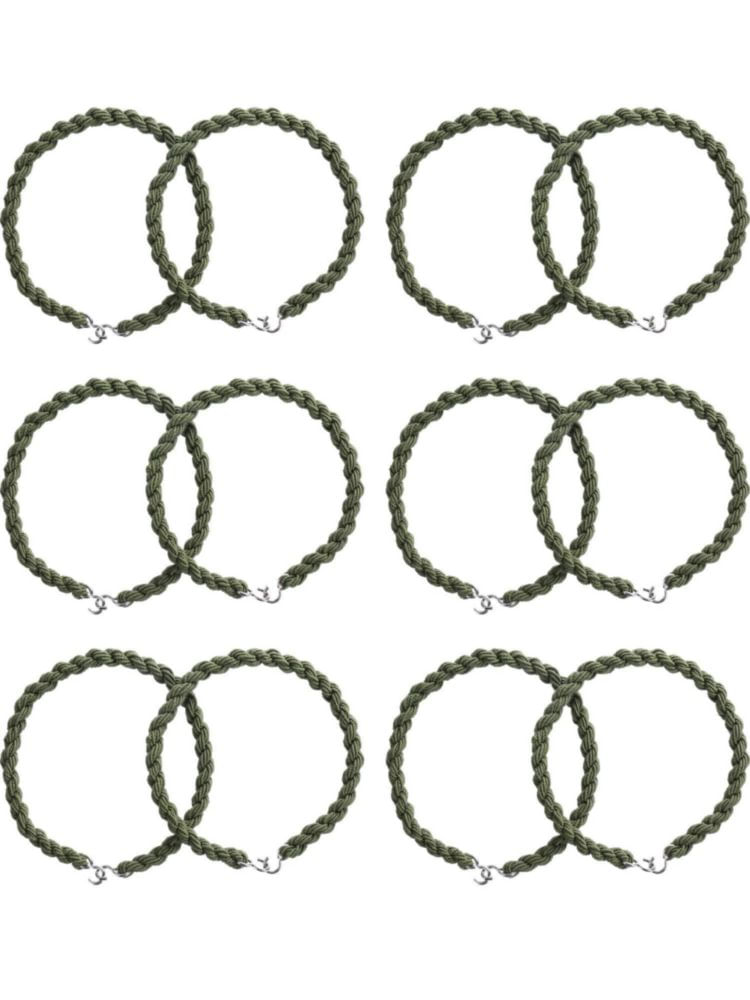 Correas elásticas para botas JOVITEC 19 cm Verde - Pack de 12