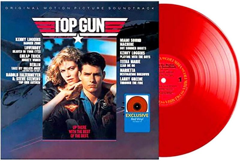 LP de vinilo COLUMBIA Top Gun color rojo (VG+NM)