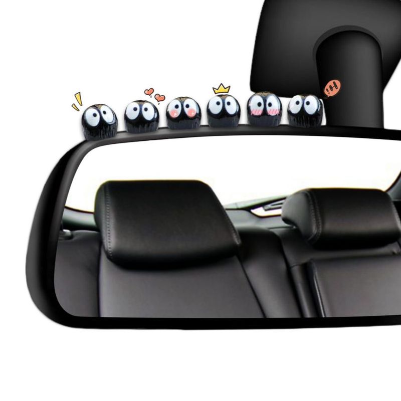 Decoración para coche RAPUDA - 35 piezas de sprites de hollín negros