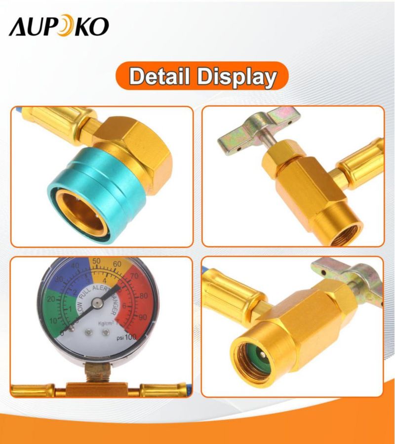 Kit de Manguera de Refrigerante Aupoko 1/2" LH R1234YF