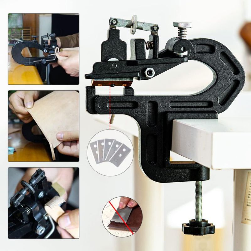 Máquina manual de desbaste de cuero INNETOC con rodillos de 27 mm