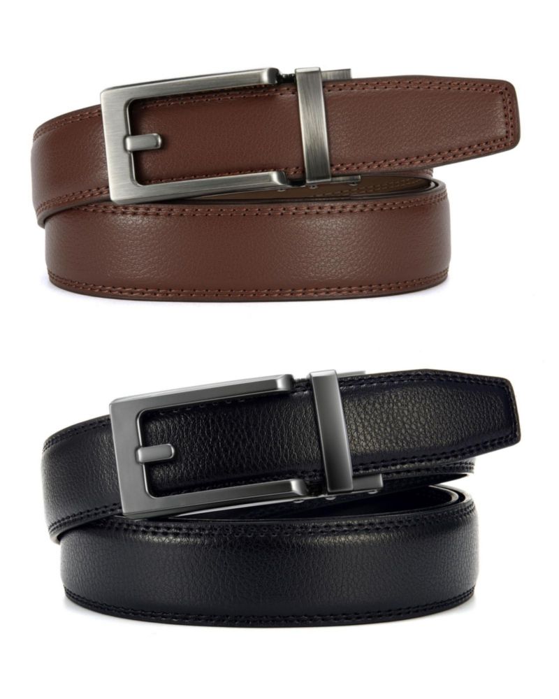 Cinturón CHAOREN 2 unidades ancho 25 cm cuero con trinquete y ajuste cómodo
