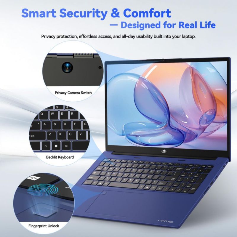 Portátil NIMO 17.3" R7 7735HS 16 GB RAM 256 GB SSD