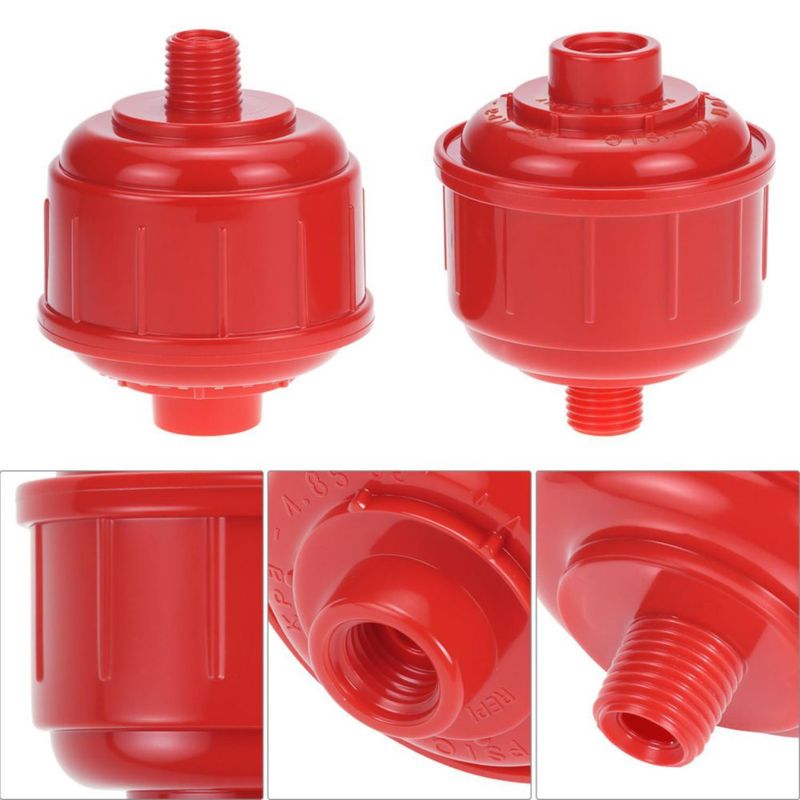 Filtro de aire QWORK 1/4" rosca - Pack de 10 descartables