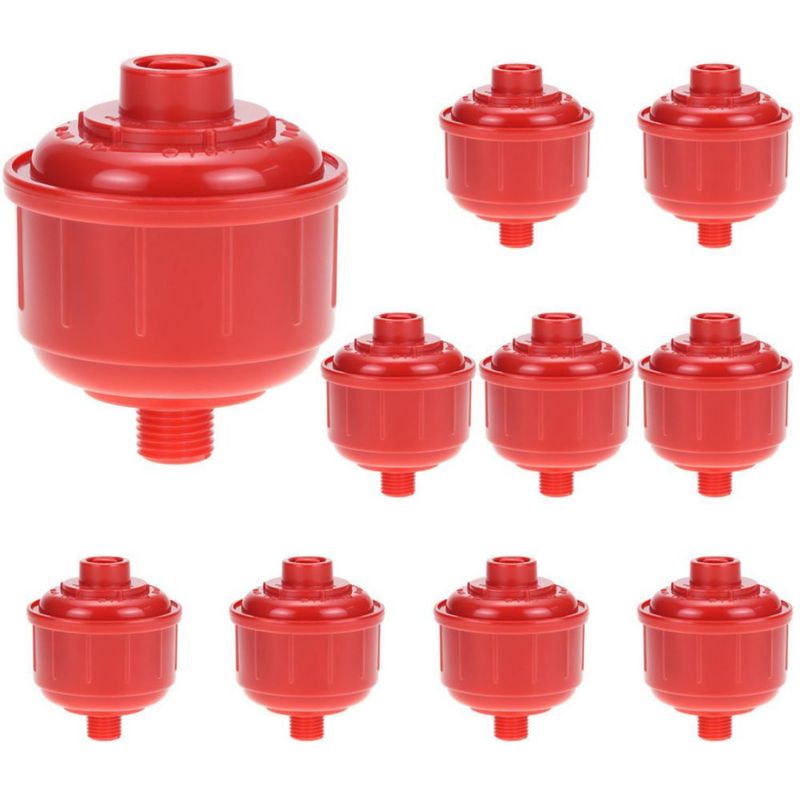 Filtro de aire QWORK 1/4" rosca - Pack de 10 descartables