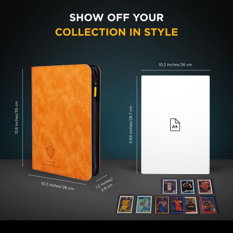 Carpeta Card Guardian 35 cm Naranja 9 Bolsillos TCG