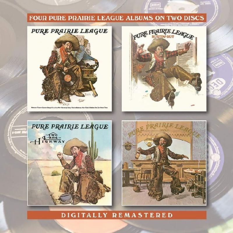 CD BGO Pure Prairie League – 4 Álbumes Remasterizados Digitalmente