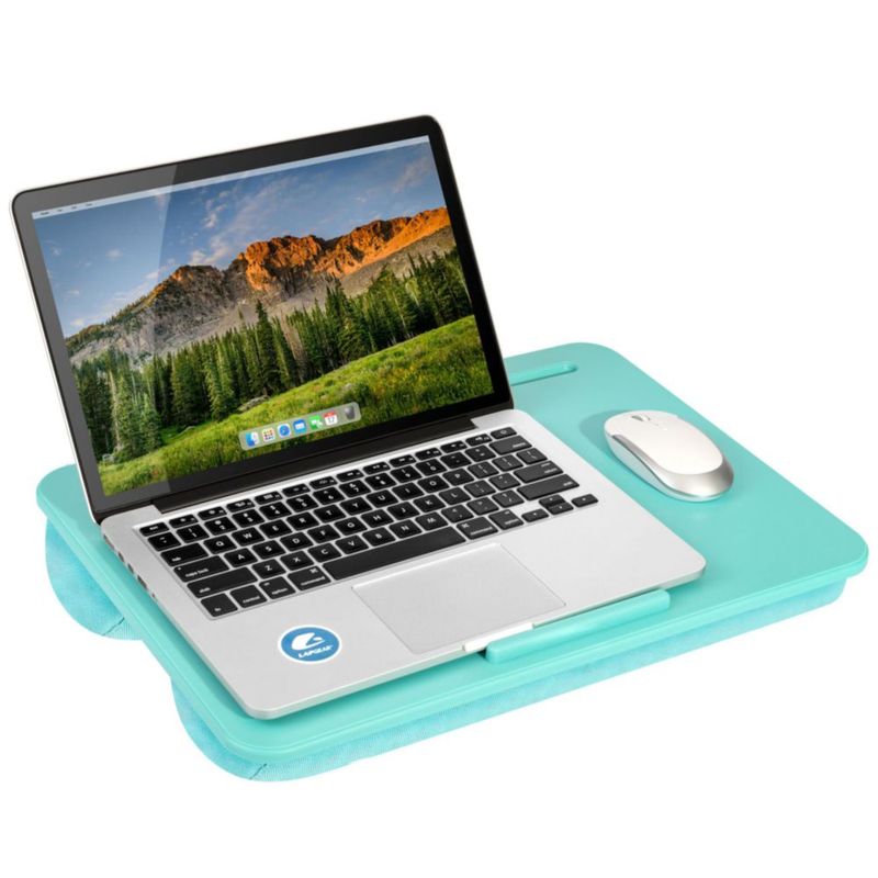 Mesa de Regazo LapGear 43 cm Aqua Sky para Portátil de 17 pulgadas