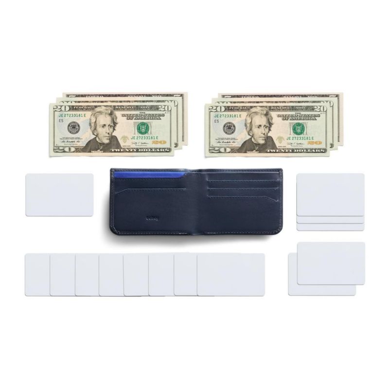 Cartera Bellroy Hide & Seek Navy con Bloqueo RFID
