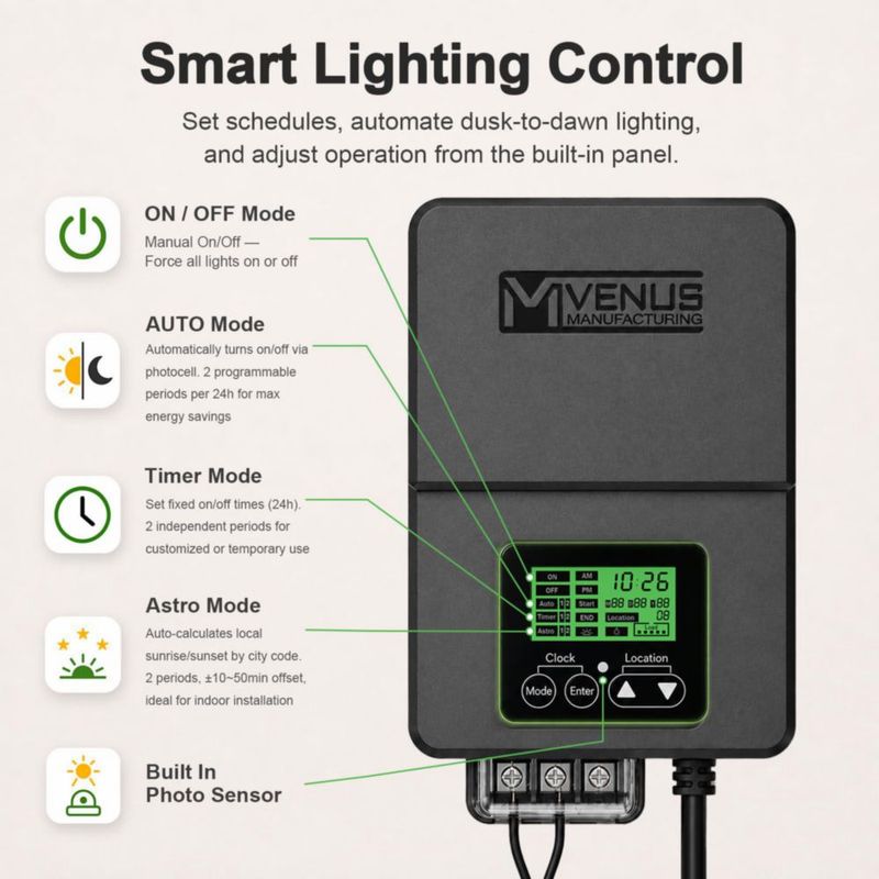 Transformador VENUS MANUFACTURING 300 W 12 V‑15 V