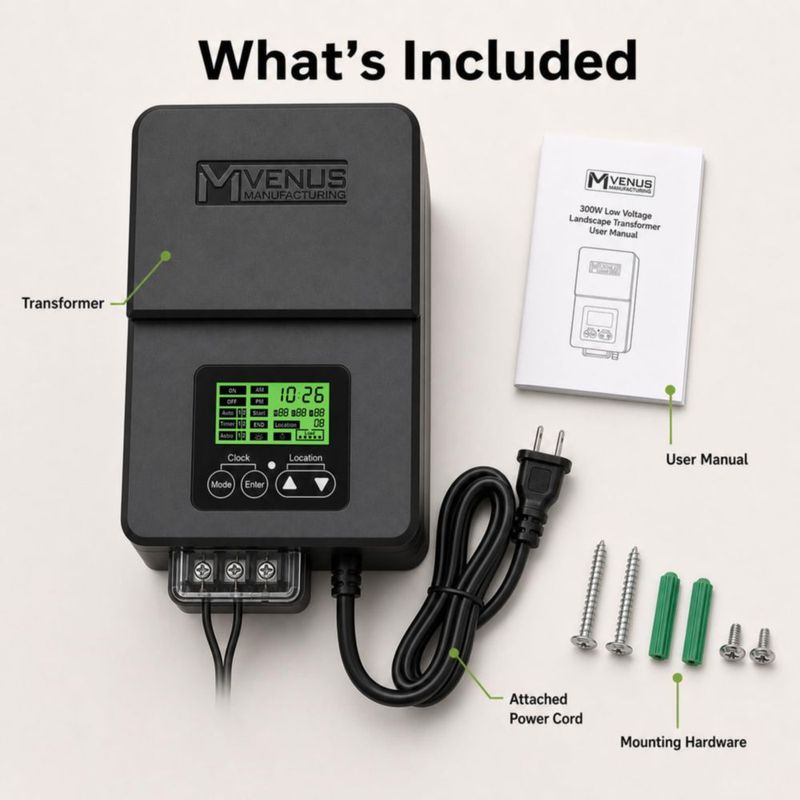Transformador VENUS MANUFACTURING 300 W 12 V‑15 V