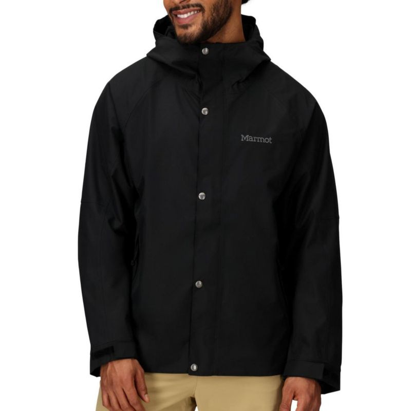 Chaqueta Marmot Cascade impermeable negra talla Grande