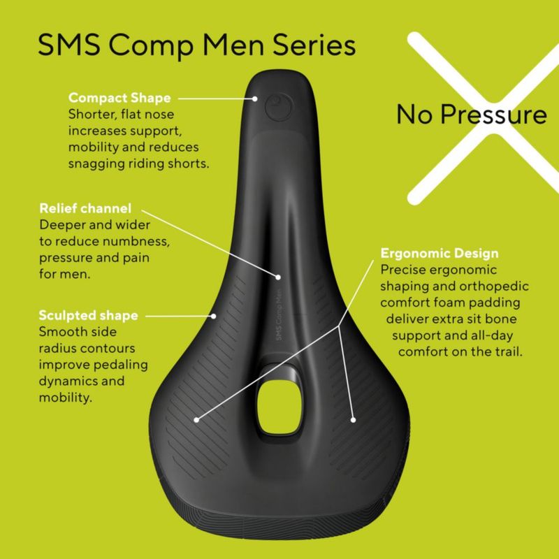 Silla de bicicleta Ergon SMS Comp para Hombre M/L MTB Trail