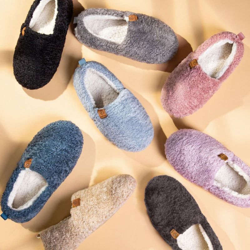 Pantufla EverFoams 7-8 EE. UU. Azul Claro de Espuma Viscoelástica