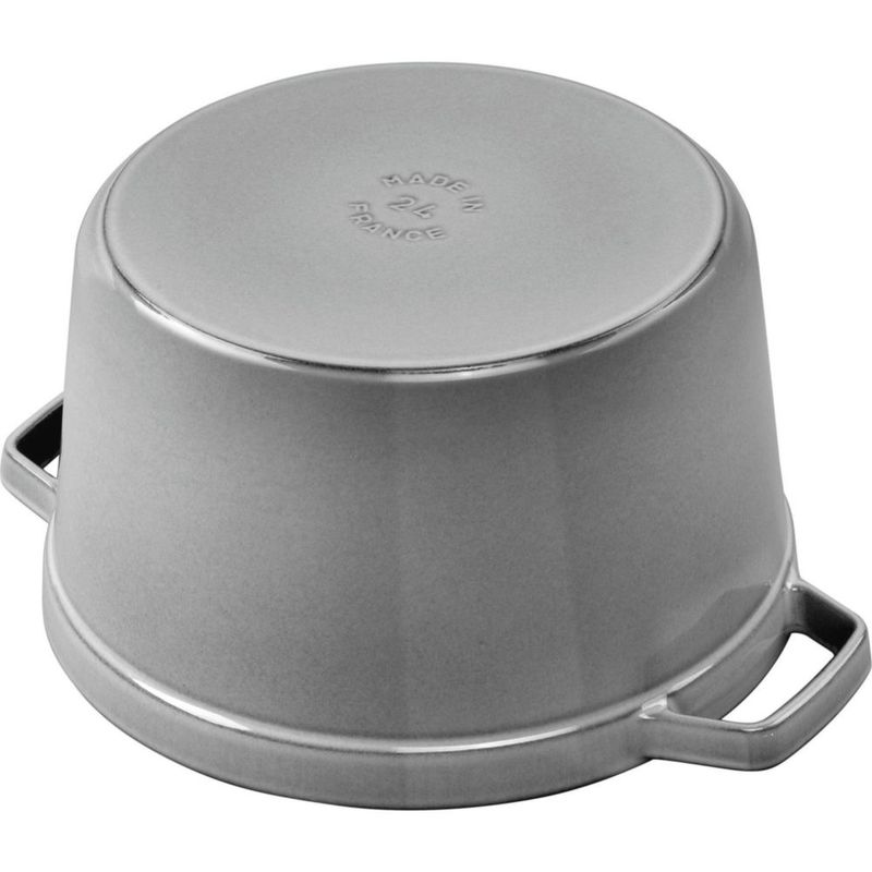 Olla holandesa STAUB 5 qt Grafito (≈47 L) – Fabricada en Francia