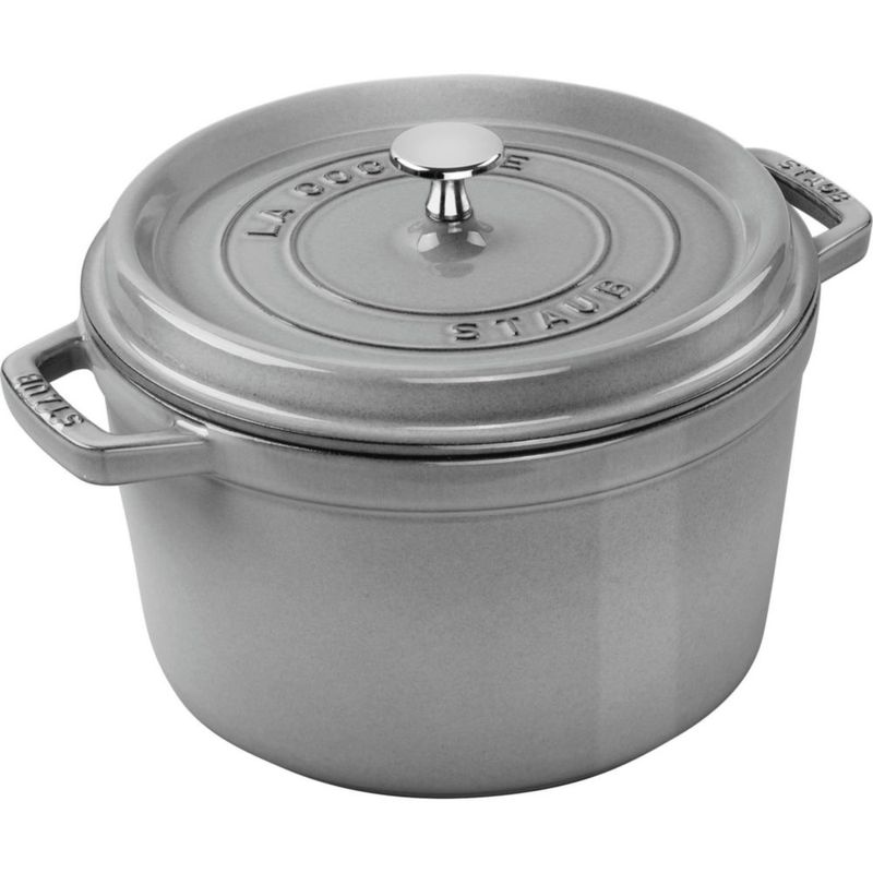 Olla holandesa STAUB 5 qt Grafito (≈47 L) – Fabricada en Francia