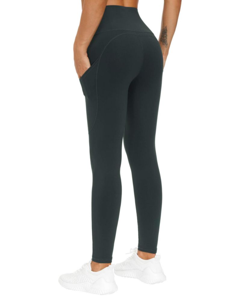 Pantalones de Yoga THE GYM PEOPLE de Cintura Alta con Bolsillos