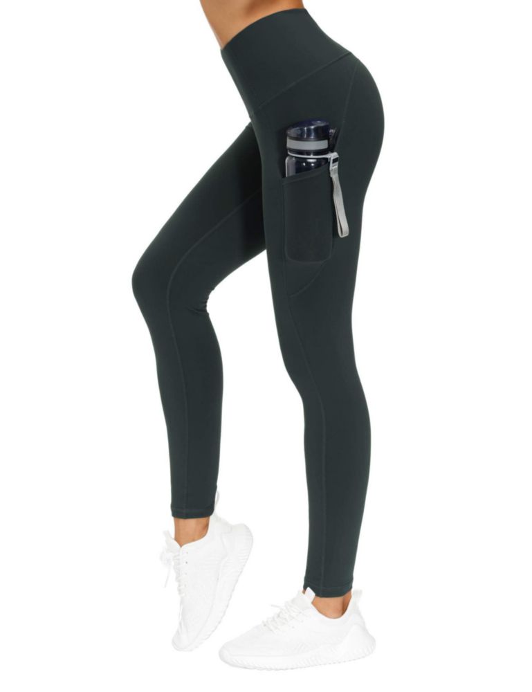 Pantalones de Yoga THE GYM PEOPLE de Cintura Alta con Bolsillos