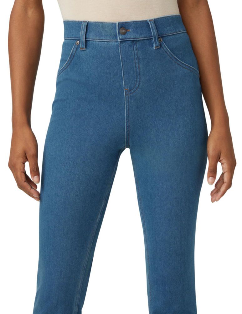 Leggings HUE Baby Bootcut talla grande lavado medio