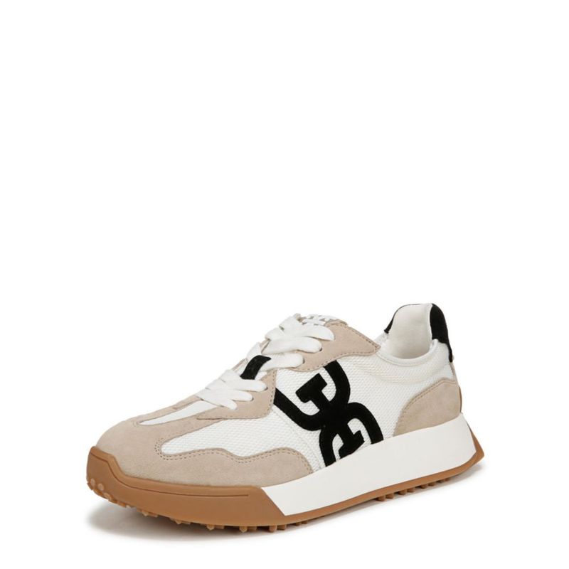 Zapatilla Sam Edelman 7.5 Mediana Blanco/Beige/Negro