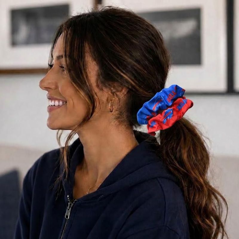 Juego de 2 gomas para el pelo Littlearth Buffalo Bills oficial