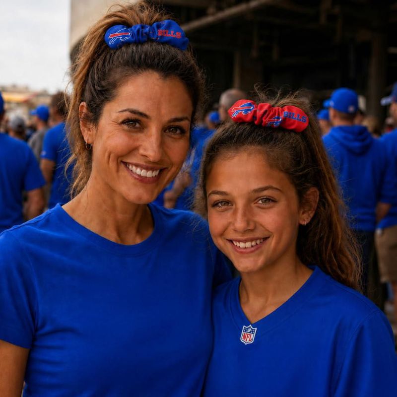 Juego de 2 gomas para el pelo Littlearth Buffalo Bills oficial