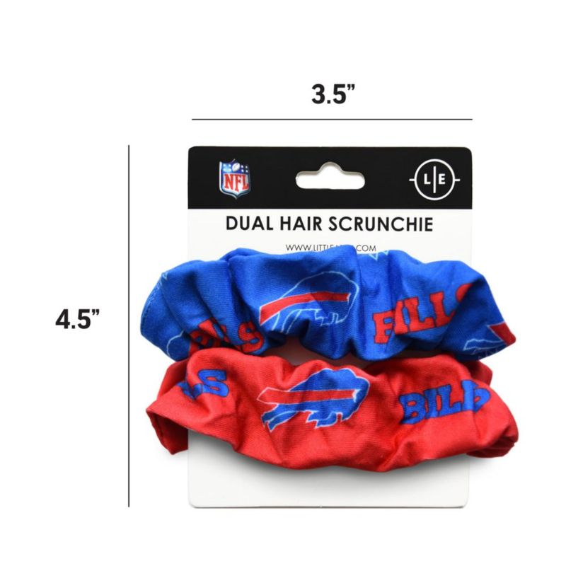 Juego de 2 gomas para el pelo Littlearth Buffalo Bills oficial
