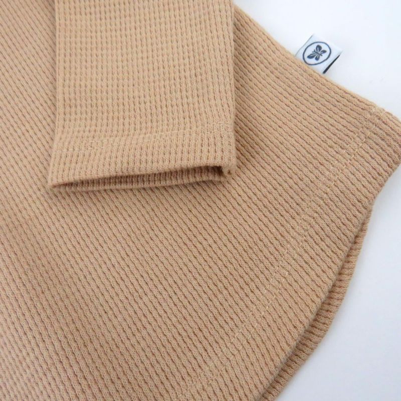 Camisa HonestBaby 3T Pack de 5 Henley de Manga Larga - Color Sandstorm