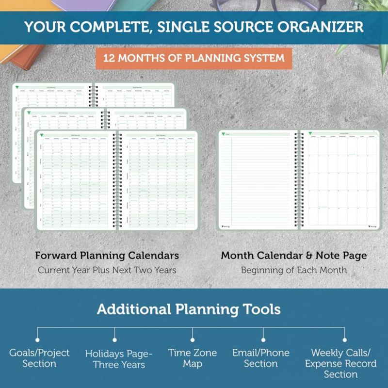 Planner Pad – Planificador 17 cm x 22 cm Enero‑Diciembre 2027