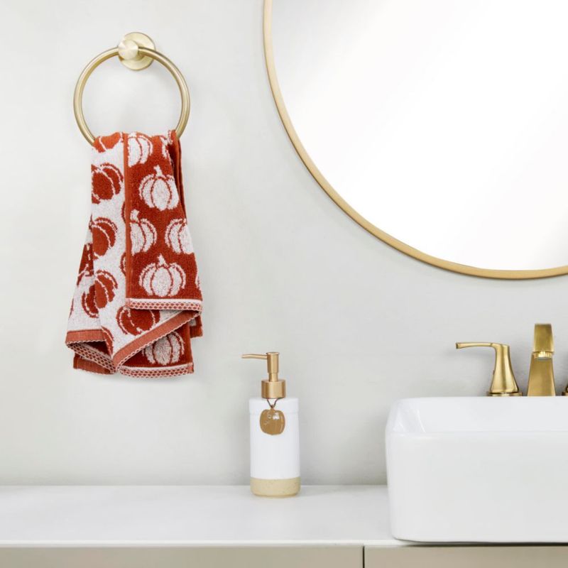 Set de 2 toallas de mano SKL Home 41x64 cm Jacquard Spice