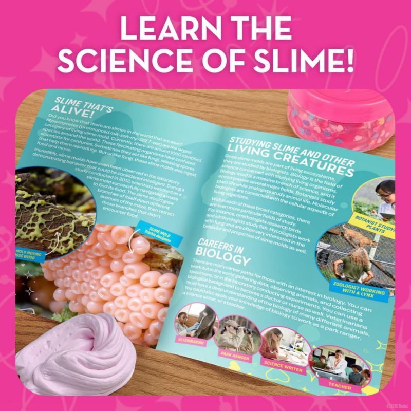 Kit de Slime Blue Marble Barbie Esponjoso y Brillante