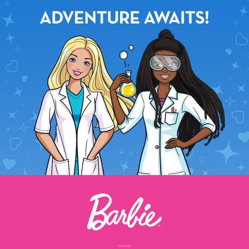 Kit de Slime Blue Marble Barbie Esponjoso y Brillante