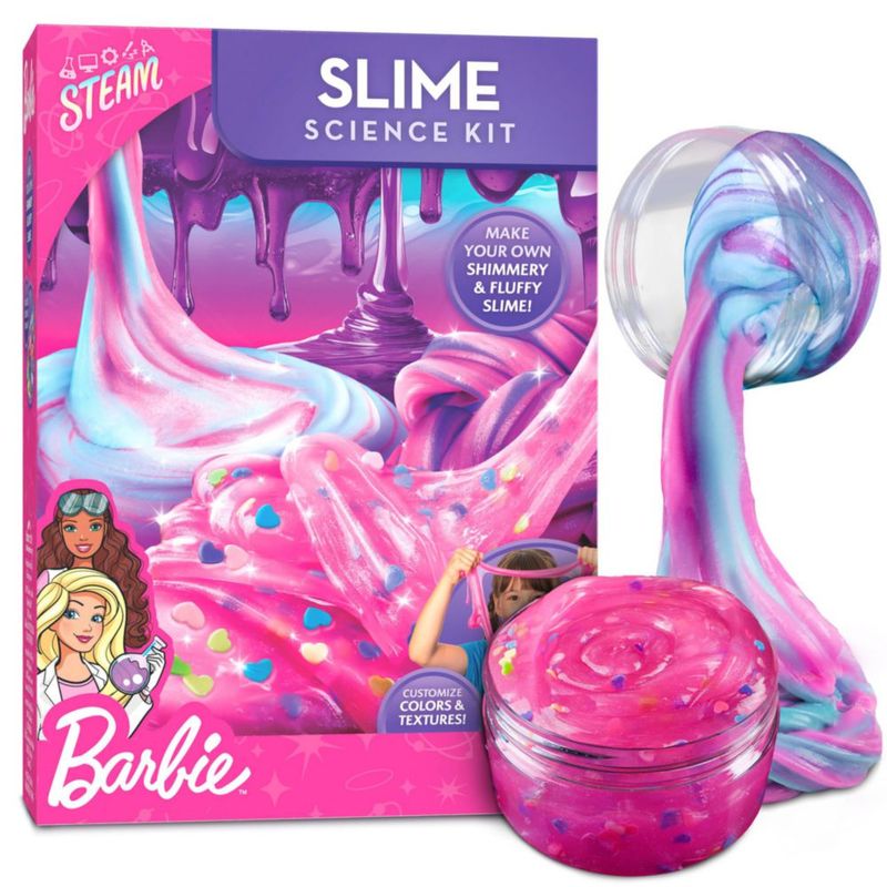 Kit de Slime Blue Marble Barbie Esponjoso y Brillante