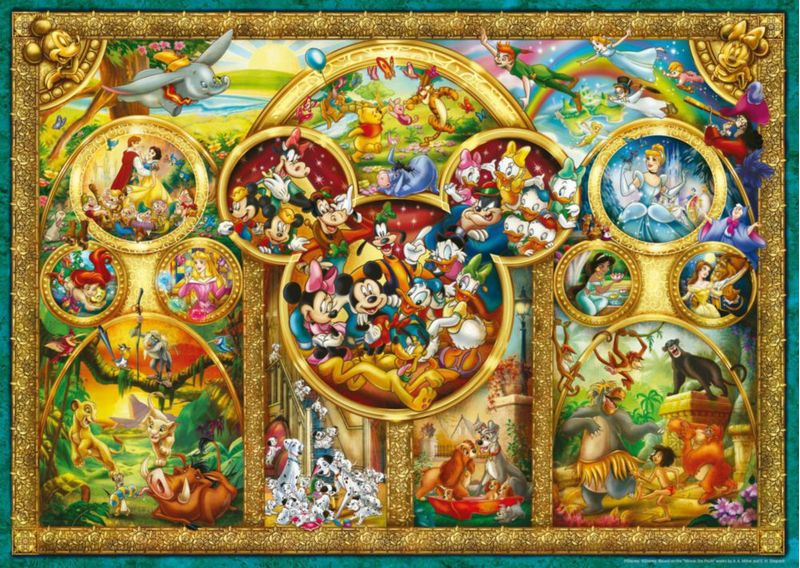 Rompecabezas Ravensburger 2 x 1000 piezas Disney