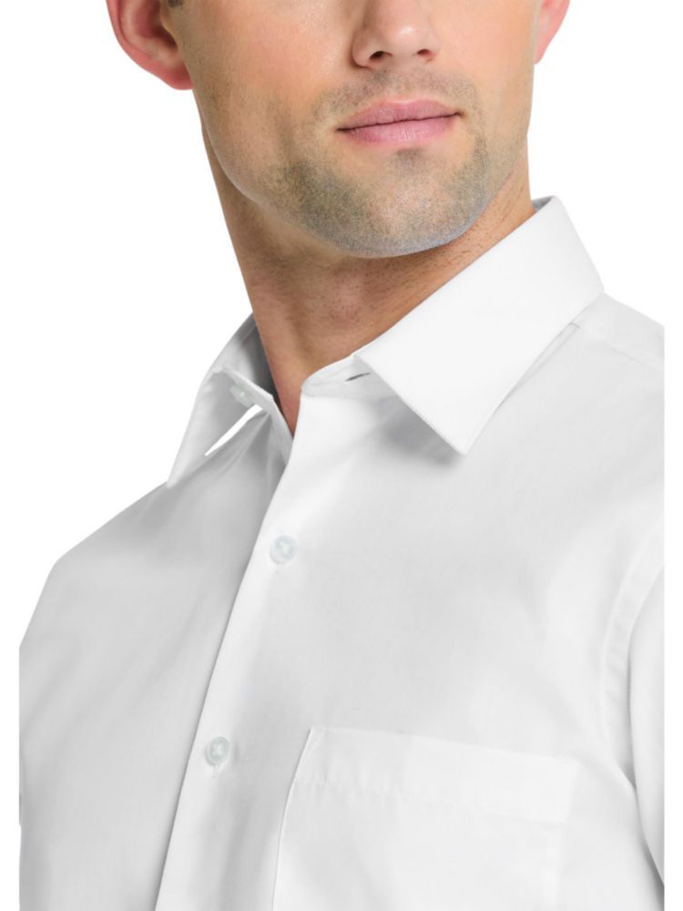Camisa de Hombre Van Heusen Entallada Blanca Cuello 43 cm Manga 81‑84 cm