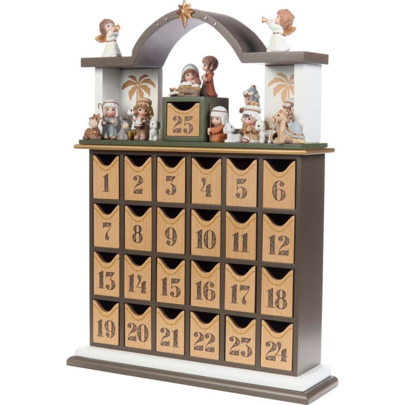 Calendario de Adviento Precious Moments 34 cm de Madera/Resina