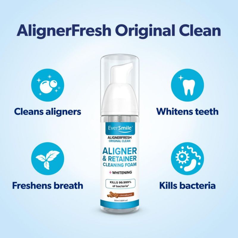 Limpiador de Alineadores EverSmile 50 ml Espuma Cinnaburst